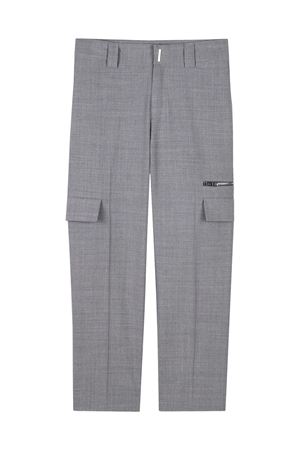 Medium grey wool blend trousers GIVENCHY KIDS | H30688A47